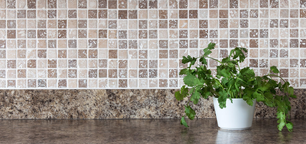 Mosaic Tiled Backsplash