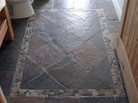 Indian Slate Bathroom Floor