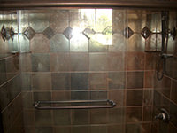 Bathroom Shower with Deco Work